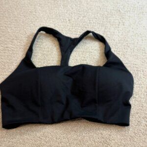 Victoria's Secret Sports Bra Racerback Lightweight Black Size 32DD #817743-QB4